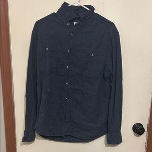 Sonoma Dark Blue Flannel Shirt